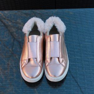 New York and Company Faux Fur Sneaker